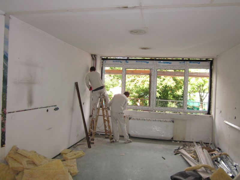 Lakószoba festése